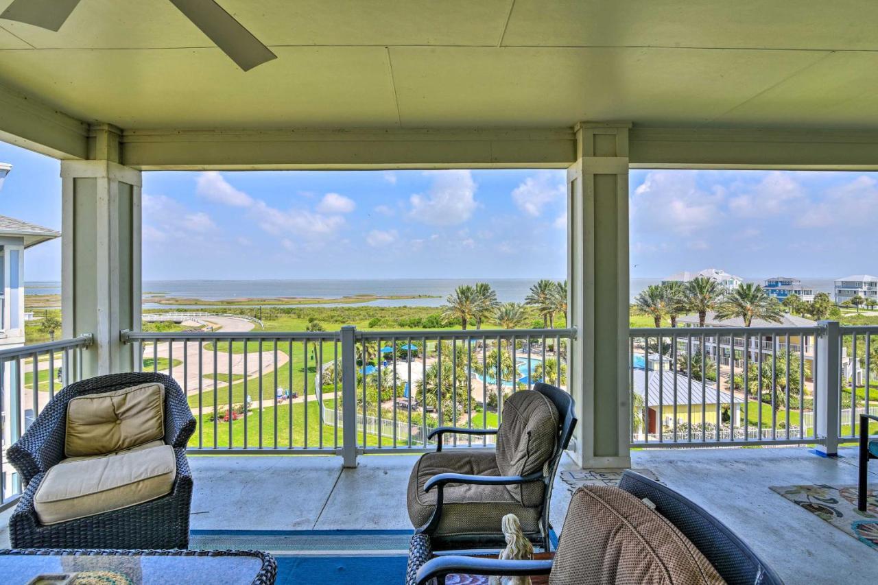Апартаменты Pointe West Family Retreat Balcony And Ocean Views! Галвестон Экстерьер фото