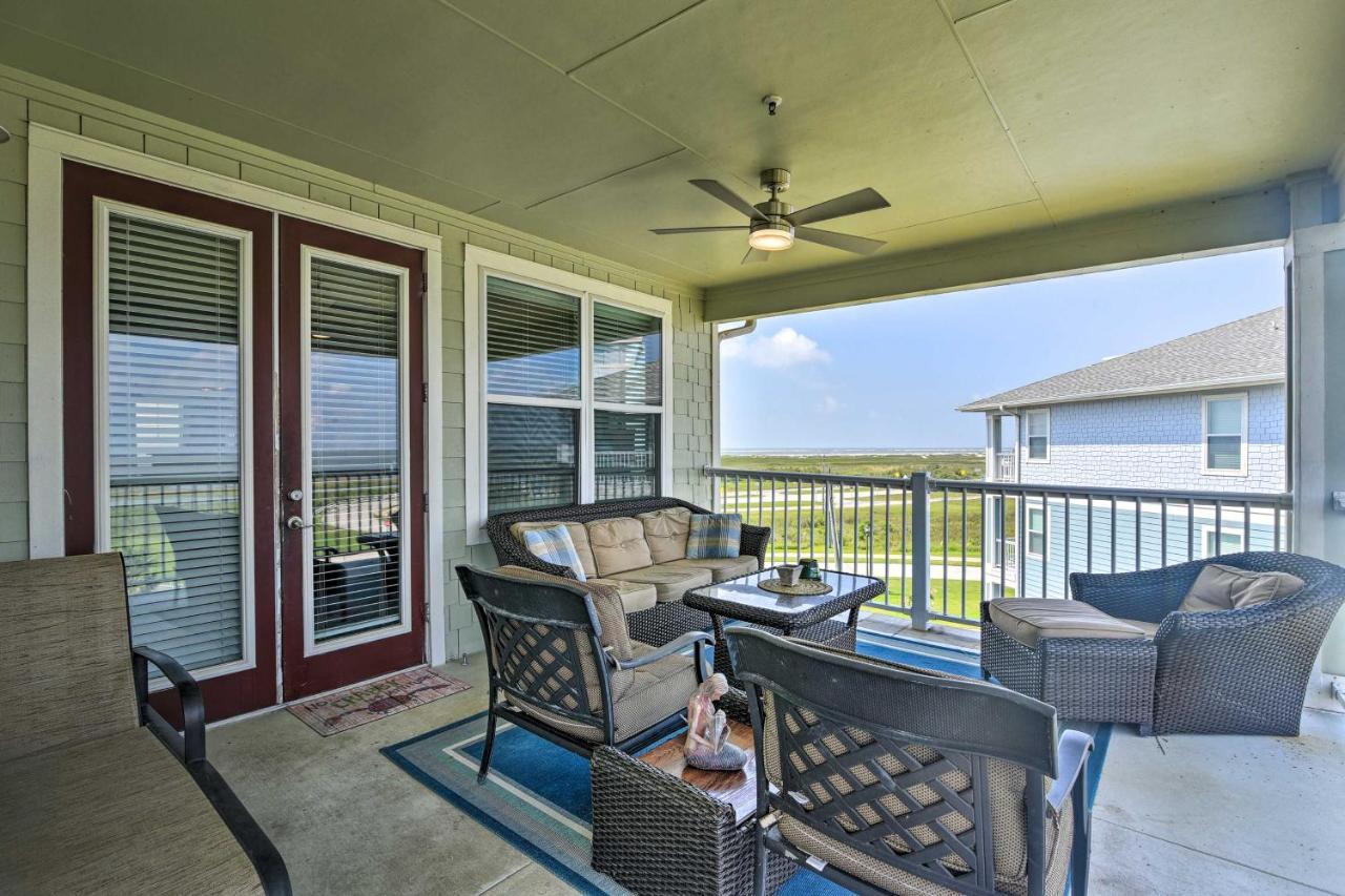 Апартаменты Pointe West Family Retreat Balcony And Ocean Views! Галвестон Экстерьер фото