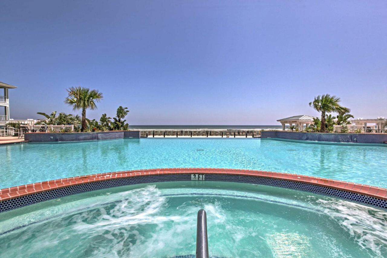 Апартаменты Pointe West Family Retreat Balcony And Ocean Views! Галвестон Экстерьер фото