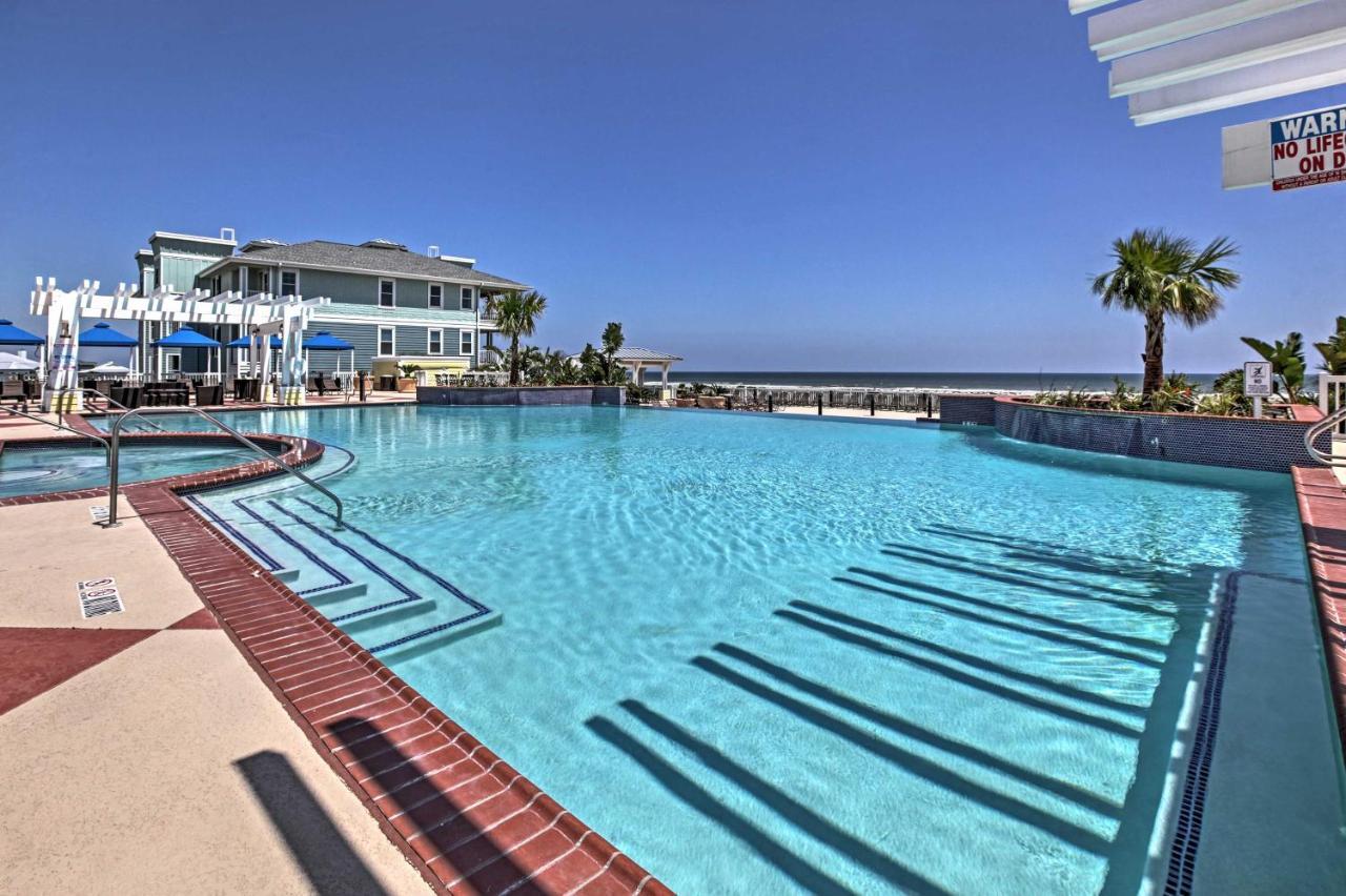 Апартаменты Pointe West Family Retreat Balcony And Ocean Views! Галвестон Экстерьер фото